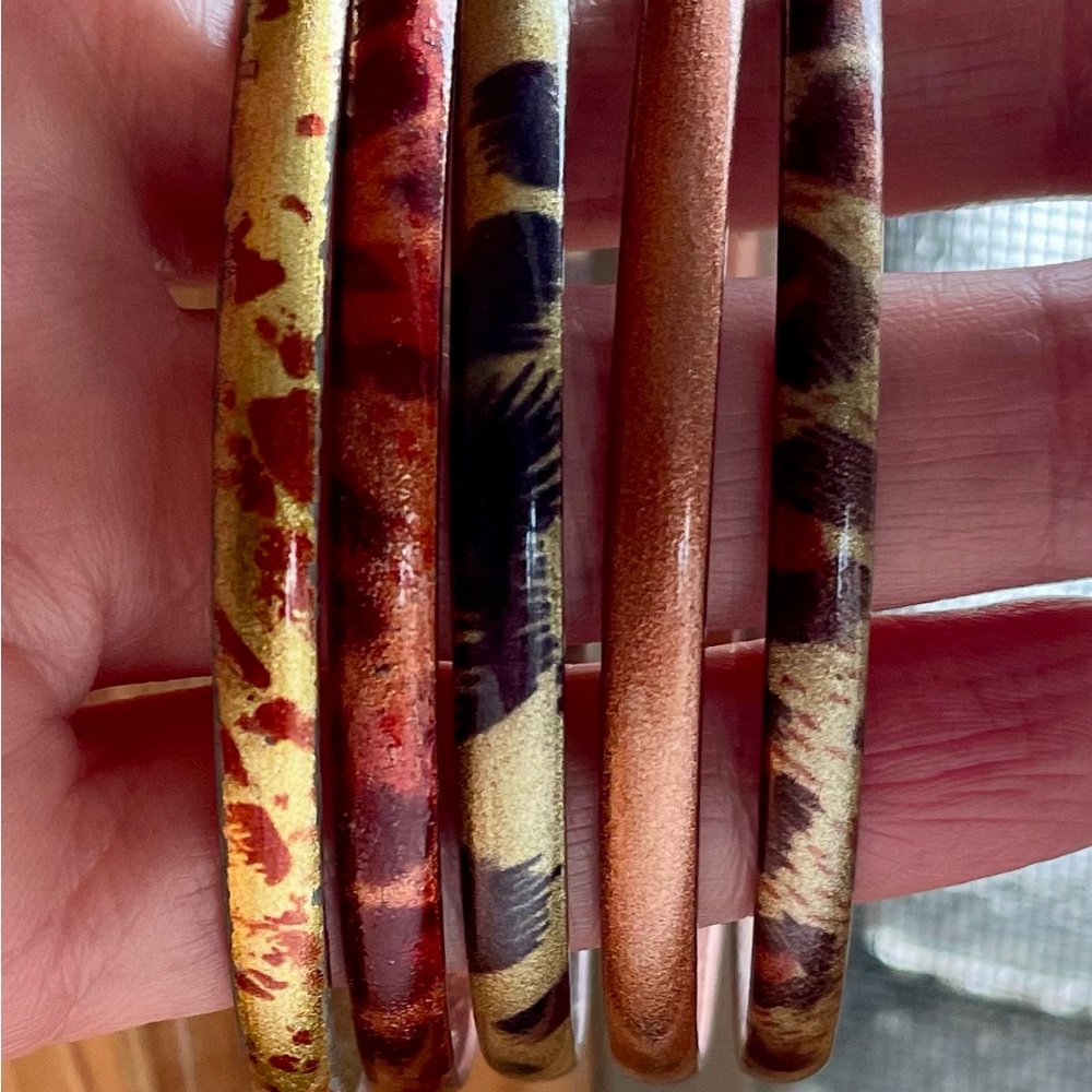 Bangle bracelets. Bundle of 5!